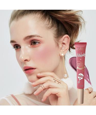 Matte Liquid Blushes | Matte Cheek Tint Cream for Mature Skin | Hydrating Mousse Liquid Blushes Long Wearing Moisture Blushes Cheeks Lips Make Up Pochy 03 - Buy Online on GoSupps.com