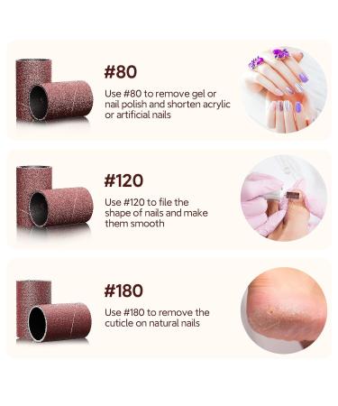 300 PCS Nail Cutter Attachments - Professional Grinding Sleeves & Bits for Gel Nails | Premium Nail Design Tools - Buy Online on GoSupps.com