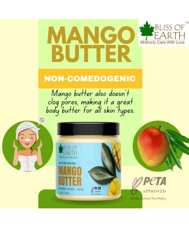 Deodorised Indian Mango Butter 100GM - Natural Moisturizer for Face Skin Hair & DIY Projects | Buy Online Internationally - Buy Online on GoSupps.com