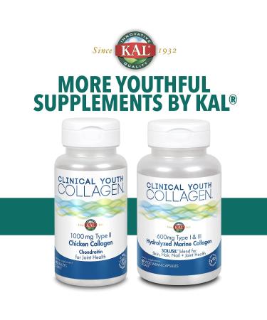 Buy KAL Hydrolyzed Marine Collagen Tangerine 3750 mg - 10.5 oz for Healthy Skin & Joints - Buy Online on GoSupps.com
