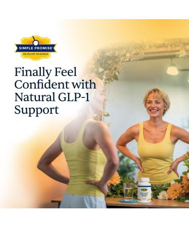 Simple Burn Daily GLP-1 Booster Weight Management Supplement with Berberine HCl for Women - GLP1 Natural Appetite Suppressant - Supports Fat Metabolism & Craving Control - 60 Capsules - Buy Online on GoSupps.com