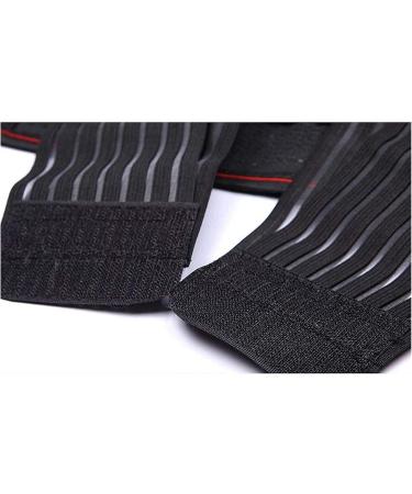 Back Bandage for Men | Double Compression Support Belt for Lower Back Pain Relief | Herniated Disc & Sciatica Support | Slimming Wrap | Sports Federation - Black - Buy Online on GoSupps.com