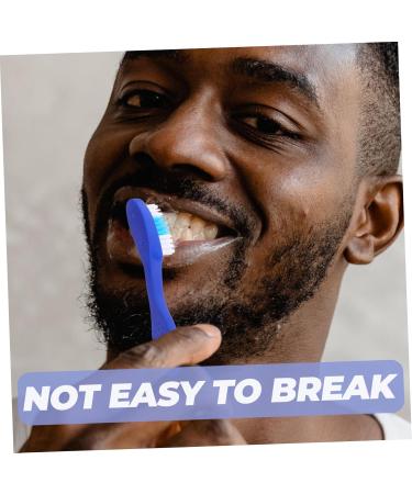 Solustre 10-Pack Travel Toothbrushes - Compact Short Handle Cleaning Brushes for Prison & Travel - Buy Online on GoSupps.com