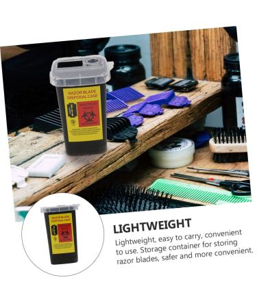 Beavorty 4-Piece Blade Storage Box Set | Hairdresser Blade Waste Containers | Plastic Shaving Disposal Etui for International Shipping - Buy Online on GoSupps.com