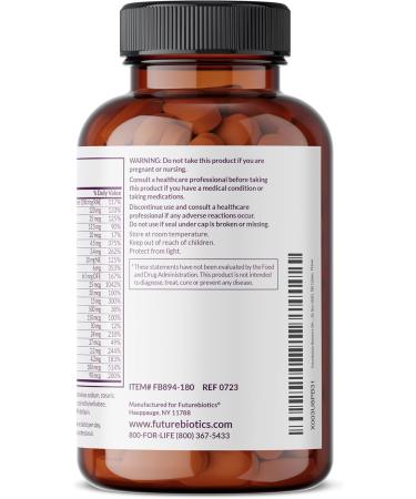 Futurebiotics Women's 50+ Multivitamin Once Daily Multivitamin for Active Women Over 50 Non-GMO 180 Tablets - Buy Online on GoSupps.com