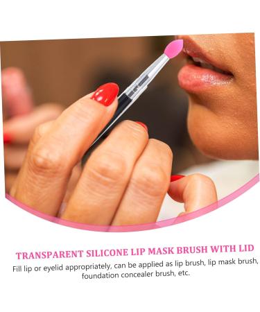 25 Pieces Silicone Eyeshadow Makeup Lipstick Lip Applicator Eyeshadow Applicator Sponge Makeup for Women Lipstick Applicator Forming Lip Brush - Buy Online on GoSupps.com