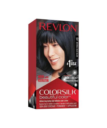 Revlon Colorsilk Beautiful Color Natural Blue Black 12 1 ea