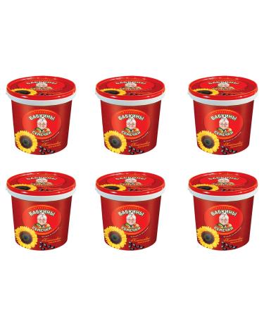 Sunflower seeds Babkiny roasted & unsalted 6 buckets (6 x 400g) 1 box sunflower seeds