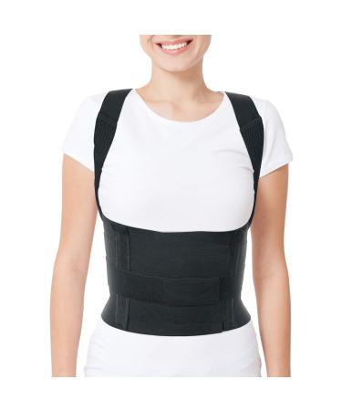 ORTONYX Comfort Posture Corrector Back Brace - Fully Adjustable for Men and Women - XX-Large - Black - Buy Online on GoSupps.com