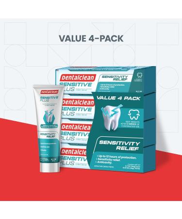 Pack of 4 Toothpaste Gel - Sensitivity Relief - Mild Mint Flavor - Protects Teeth and Reduces Sensitivity - 3.7 oz 104g 0.9 Ounce (Pack of 4) - Buy Online on GoSupps.com