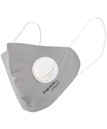 PEARL Mask Valve: Mouth-nose fabric mask with valve washable reusable size M (community masks) 1 piece