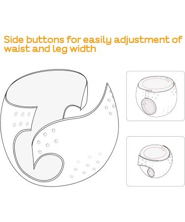 Buy Luxja Reusable Swimming Diapers for Babies | Adjustable 2-Pack Unicorn & Elephant | Ideal for 0-3 Years Old | Eco-Friendly Bath Trousers - Buy Online on GoSupps.com