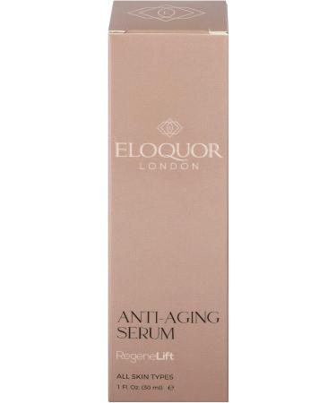 Eloquor RegeneLift Anti-Aging Serum | Retinol Hyaluronic Acid & Natural Botanicals | Deep Hydration Wrinkle Reduction Radiant Skin | Non-Greasy Fragrance-Free Vegan Cruelty-Free 30ml - Buy Online on GoSupps.com