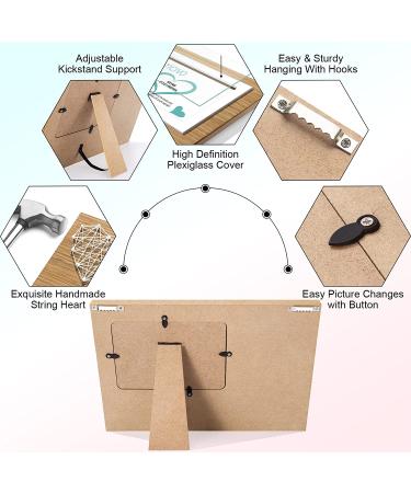 Baby Ultrasound Picture Frame - Perfect Christmas Gift for New Mom and Dad - Pregnancy Announcement and Gender Reveal Keepsake - Nursery Decor - 4x6 Photo - Buy Online on GoSupps.com