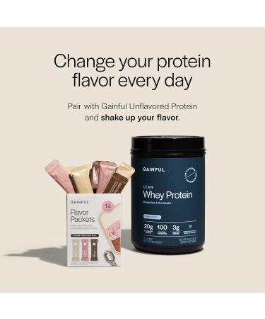 Gainful Everyday Whey Protein Powder & Neapolitan Flavor Bundle 23g Protein Supports Muscle Growth Recovery & Daily Nutrition No Artificial Ingredients 14 Servings + 14 Flavor Sticks - Buy Online on GoSupps.com