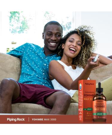 Piping Rock Yohimbe Bark Extract Liquid 4 Oz | Alcohol Free Non-GMO Gluten Free Supplement for Men & Women - Vegan Friendly - Buy Online on GoSupps.com