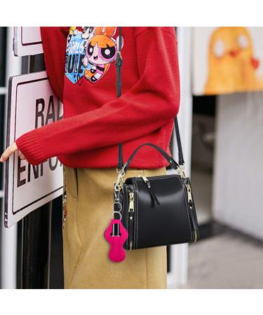 Duufin 24 Pcs Chapstick & Lipstick Holder Keychains - 12 Colorful Clip Cords for Easy Tracking & Safety - Buy Online on GoSupps.com