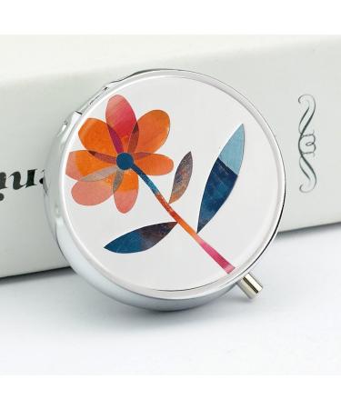 Portable 3 Compartment Pill Box - Travel Medicine Organizer for Purse & Pocket - Compact Round Design - Buy Online on GoSupps.com