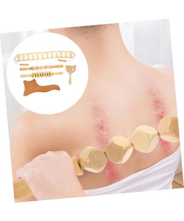 Magiclulu 5-Piece Beech Wood Massage Device Set | Hand & Foot Massage Tools | Reflexology Bars for Ultimate Relaxation - Buy Online on GoSupps.com