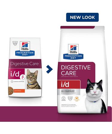 Hill's Prescription Diet i/d Digestive Care Cat Food 8.5lb - Veterinary Diet - Buy Online on GoSupps.com