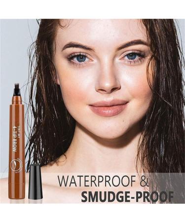 Glowly Secret Eyebrow Pen Glowly Secret Waterproof Natural Eyebrow Pen Glowly Secret 4 Tipped Precise Brow Pen 3D Microblading 4-Tip Eyebrow Pen Eyebrow Contouring Pen (01#+03#) - Buy Online on GoSupps.com