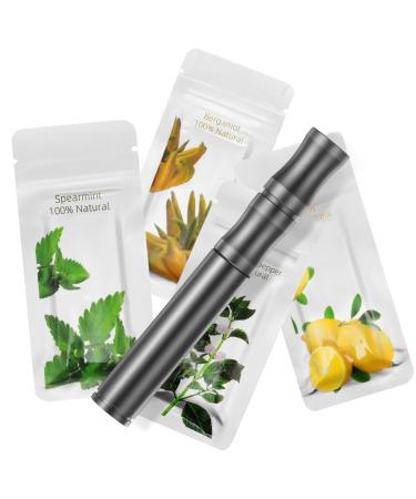 Portable Air Flavored Device Created with Natural Plant Ingredients Help Build Good Habits Replaceable Inserts for Good Health Mini Space Grey