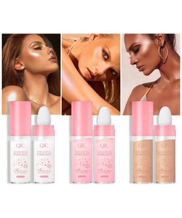 AZLESLOG 3 Colors Polvo De Hadas Highlighter Powder Stick Set  Fairy Highlighter Shimmer Glitter Powder Stick Natural Sparkle Highlighter for Hair Face Body Glow - Buy Online on GoSupps.com