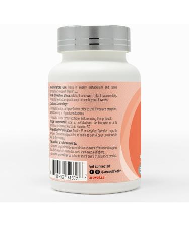 Arcwell NMN (Nicotinamide Mononucleotide) 250 mg per Capsule | NAD+ Boost Supplement for Healthy Aging & Energy Production | High Purity 99.8% | Made in Canada (30 day supply) 30 count (Pack of 1) - Buy Online on GoSupps.com