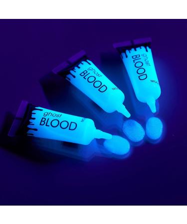 Buy Moon Terror UV Geisterblut - 10ml Ghost Blood for Halloween Vampire & Zombie Special Effects Makeup | SFX Applicator Included - Buy Online on GoSupps.com
