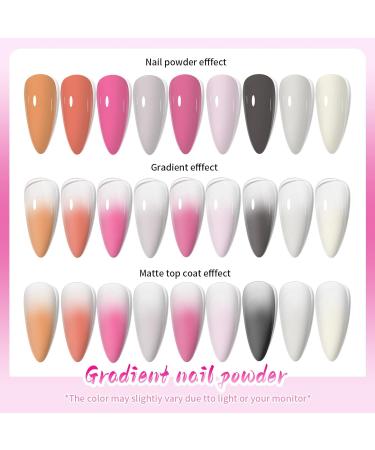 Nail Powder Set Create Colorful Fading Effects With Solid Nail Powder DIY Nails Designs DIY Nail Design CF03 - Buy Online on GoSupps.com