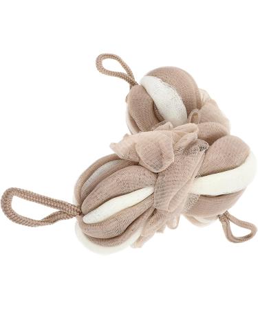 KALLORY 2pcs Long Bath Flower Foaming Bath Ball - Baby Bath Sponge Scrubber & Shower Supplies for Soft Skin Care (20x10cm - Buy Online on GoSupps.com