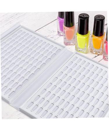 minkissy 216 Nail Color Card Nail Polish Card Nail Color Book Display Card White Manicure medium White - Buy Online on GoSupps.com