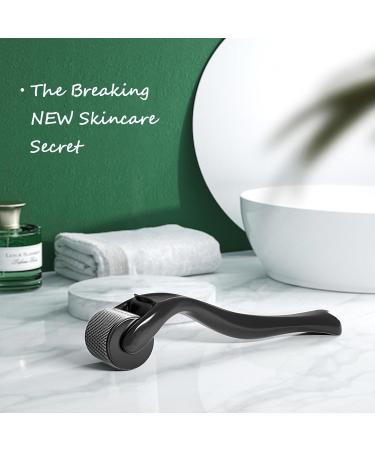 Derma Beard Roller - 540 Titanium Microneedles for Face & Body Microneedling | Home Use #0.25 - Buy Online on GoSupps.com