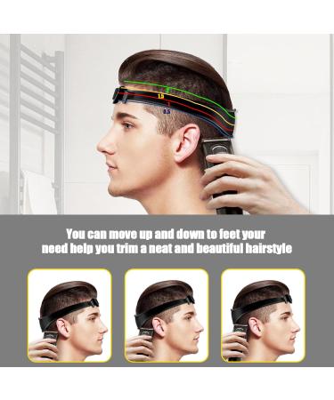 Silicone Neckline Shaving Template & Hair Trimming Band for DIY Haircuts - Create Perfect Fade & Taper - Black - Buy Online on GoSupps.com