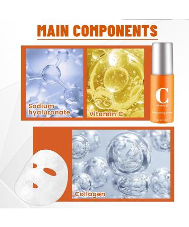 Collagen Anti Aging Essence Spray Collagen Anti Aging Facial Mask Highprime Collagen Soluble Film High Prime Collagen Film and Mist Vitamin C Serum Spray For Face Lifting & Firming Face Mask And Spray - Buy Online on GoSupps.com