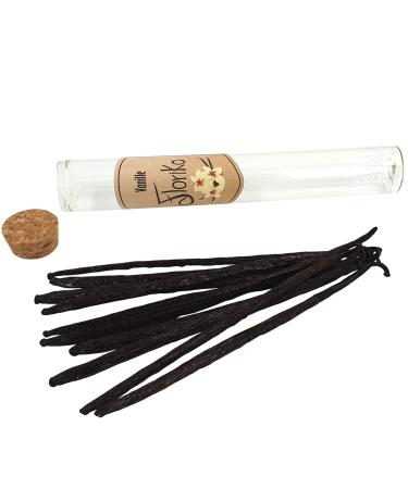 Buy Florika Vanilla Pods - Gourmet Quality 18-23 cm 10 Pieces 100% Natural Grade 1 from Mexico | Premium Vanilla for Baking & Cooking - Buy Online on GoSupps.com