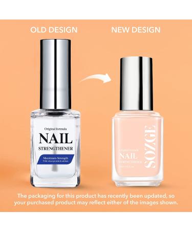 Sozge Nail Strengthener & Growth Treatment Cream - Hard as Hoof Formula for Damaged, Thin & Weak Nails 0.5 oz - Buy Online on GoSupps.com