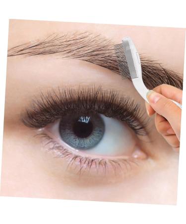 NOLITOY 4 Pcs Foldable Eyebrow Comb & Eyelash Beauty Tool - Reusable Stainless Steel Mascara & Lash Separator Brush - Portable Makeup Essentials - Buy Online on GoSupps.com
