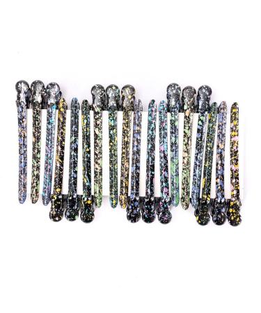 18 Pack Metal Duck Bill Hair Clips - Rust Resistant Crocodile Clips for Hair Styling, Coloring, and DIY - Mixed Color Assortment - Buy Online on GoSupps.com