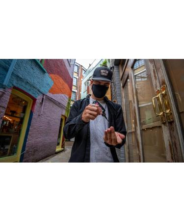 Muc-Off 20268 Black Reusable Face Mask Small - Adjustable with Filter - Washable Up To 20 Times - Pack of 1 - Buy Online on GoSupps.com