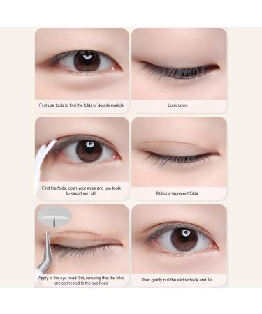 Eye Lift Strips for Hooded Eyes | Waterproof Droopy Eyelid Lifter Waterproof Eyelid Tape | Professional Eye Strips Eye Lid Contour Stickers for Natural Daily Makeup - Buy Online on GoSupps.com