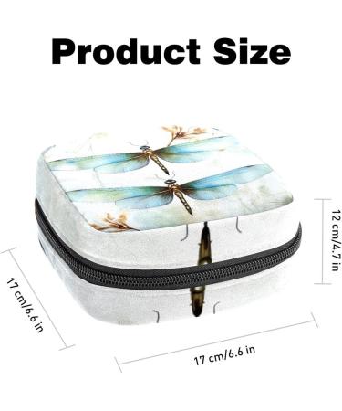 Anna Cowper Watercolor Dragonfly Retro Menstrual Storage Bag - Multi-colored 13 - Buy Online on GoSupps.com