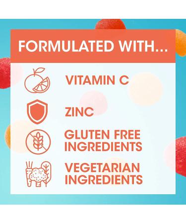 Emergen-C Immune Support Gummies A Boost of Vitamins and Minerals Orange Tangerine & Raspberry Mix 45 Gummies Tangerine & Raspberry 45 count (Pack of 1) - Buy Online on GoSupps.com