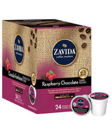 Zavida Single Serve Coffee Raspberry Chocolate 96 Cups