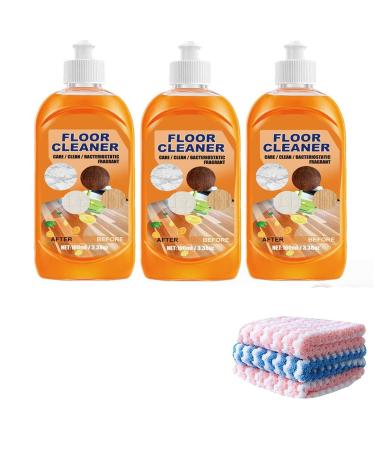 Floor Cleaner Floor Cleaner Multipurpose Floor Cleaner Mopping Decontamination Polishing Cleaning Agent (Three)
