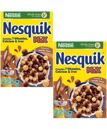 Breakfast Cereal Bundle with Nesquik Mix Cereal 325g (2 Pack)