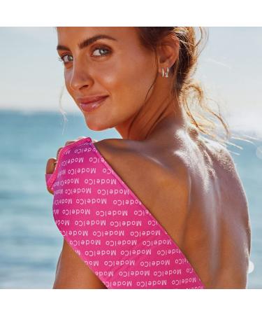 ModelCo Self-Tan Reusable Back Applicator - Effortless Back Tanning Tool with Double Handles - Streak-Free Results - Buy Online on GoSupps.com