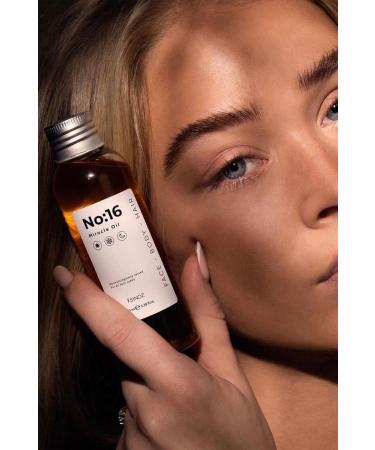 No.16 Miracle Oil - Huile nourrissante polyvalente pour le visage le corps et les cheveux | 16 huiles botaniques pour peau s che et cheveux brillants 100ml - Buy Online on GoSupps.com