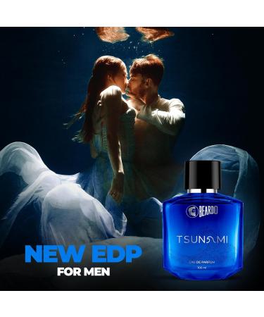 TSUNAMI 100 ml | Intense Fresh - Marine Aromatic Notes | Strong Long Lasting Mens Perfume | EAU DE PARFUM Men| Ideal Gift For Men - Buy Online on GoSupps.com