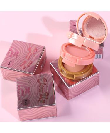 weixinbuy A fine blush powder palette brightens makeup effects and shines a long-lasting brilliant blush Great Choice and Gift for Girls. - Buy Online on GoSupps.com